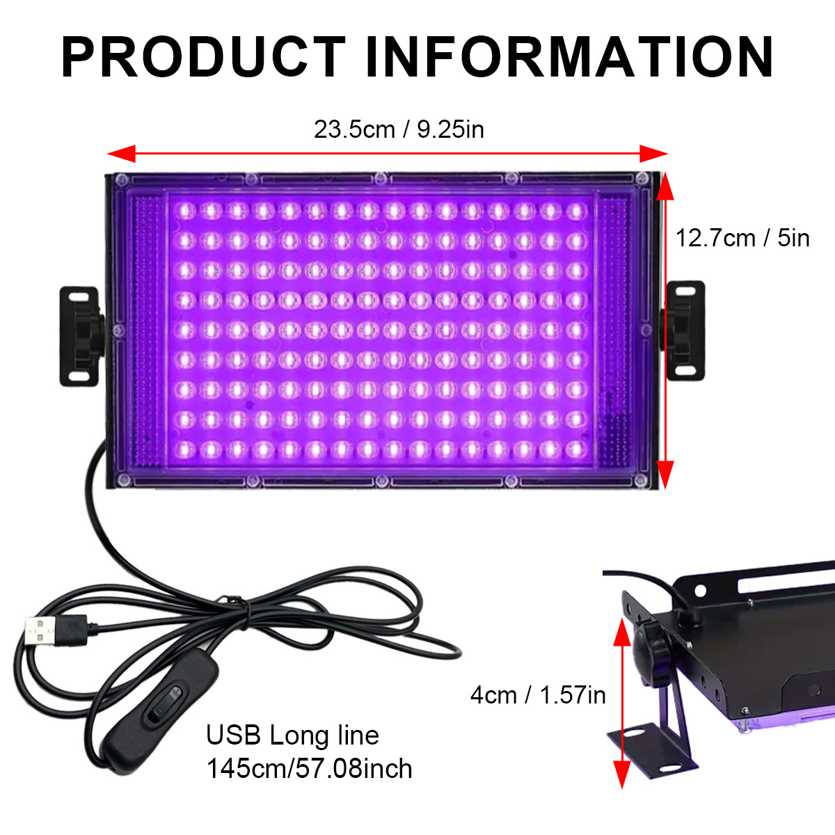 Taşınabilir 50 96 144 LED UV R - Jewelry Making Dc incelemesi ve fiyatı